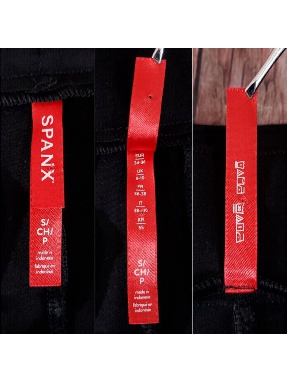 Spanx Womens Size Small The Perfect Pant Slim Straight Stretch Black 20254R - Picture 9 of 11